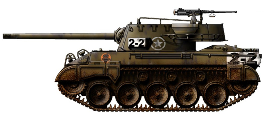 جنرال موتورز，M18 Hellcat PNG