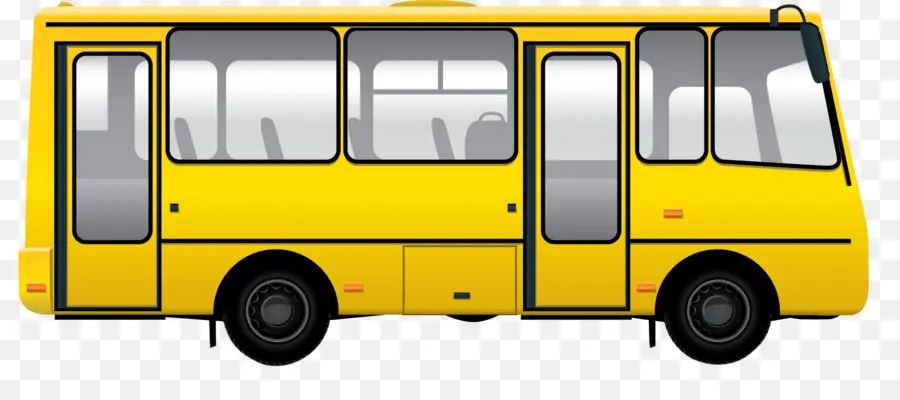 حافلة，باص المدرسة PNG