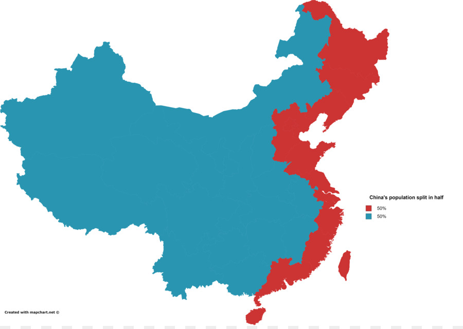 الصين，خريطة PNG