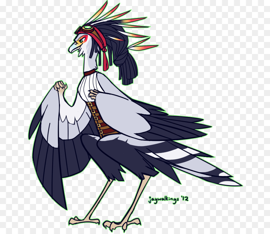 الطيور，Secretarybird PNG