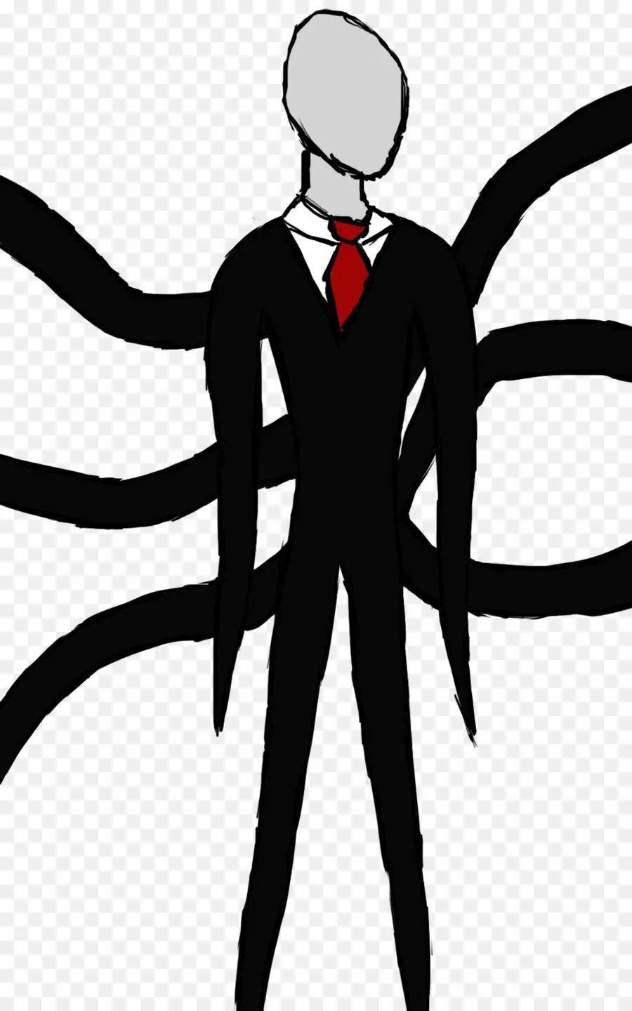 مرهف ثماني صفحات，Slenderman PNG