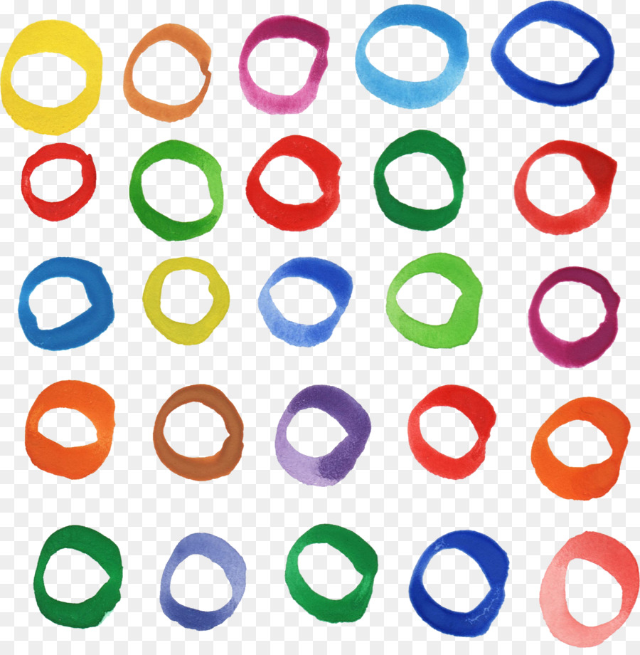الرسم بالألوان المائية，دائرة PNG