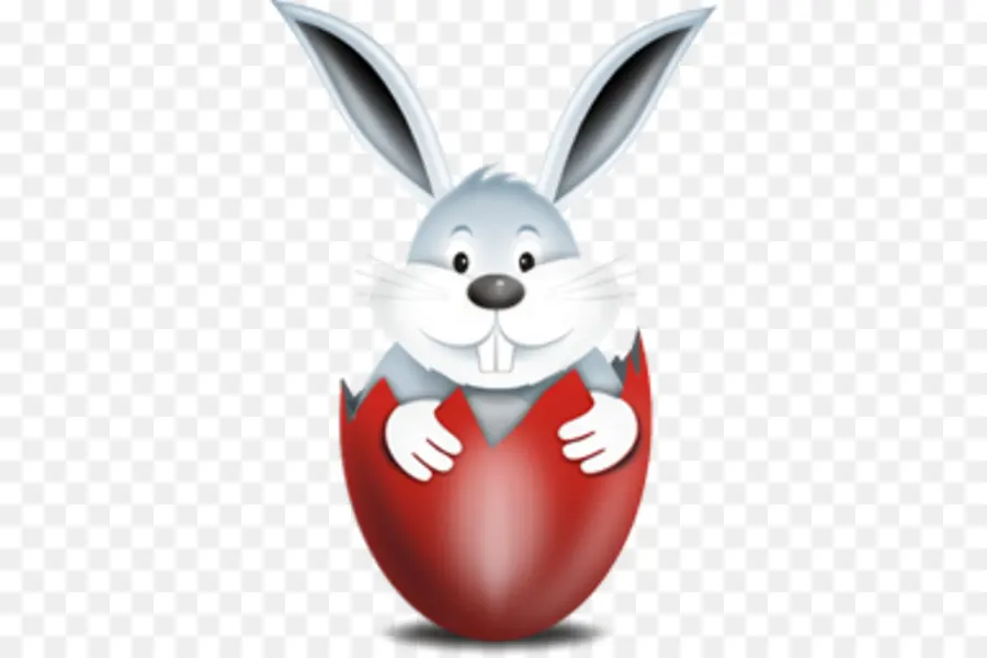 عيد الفصح الأرنب，الأحمر بيضة عيد الفصح PNG