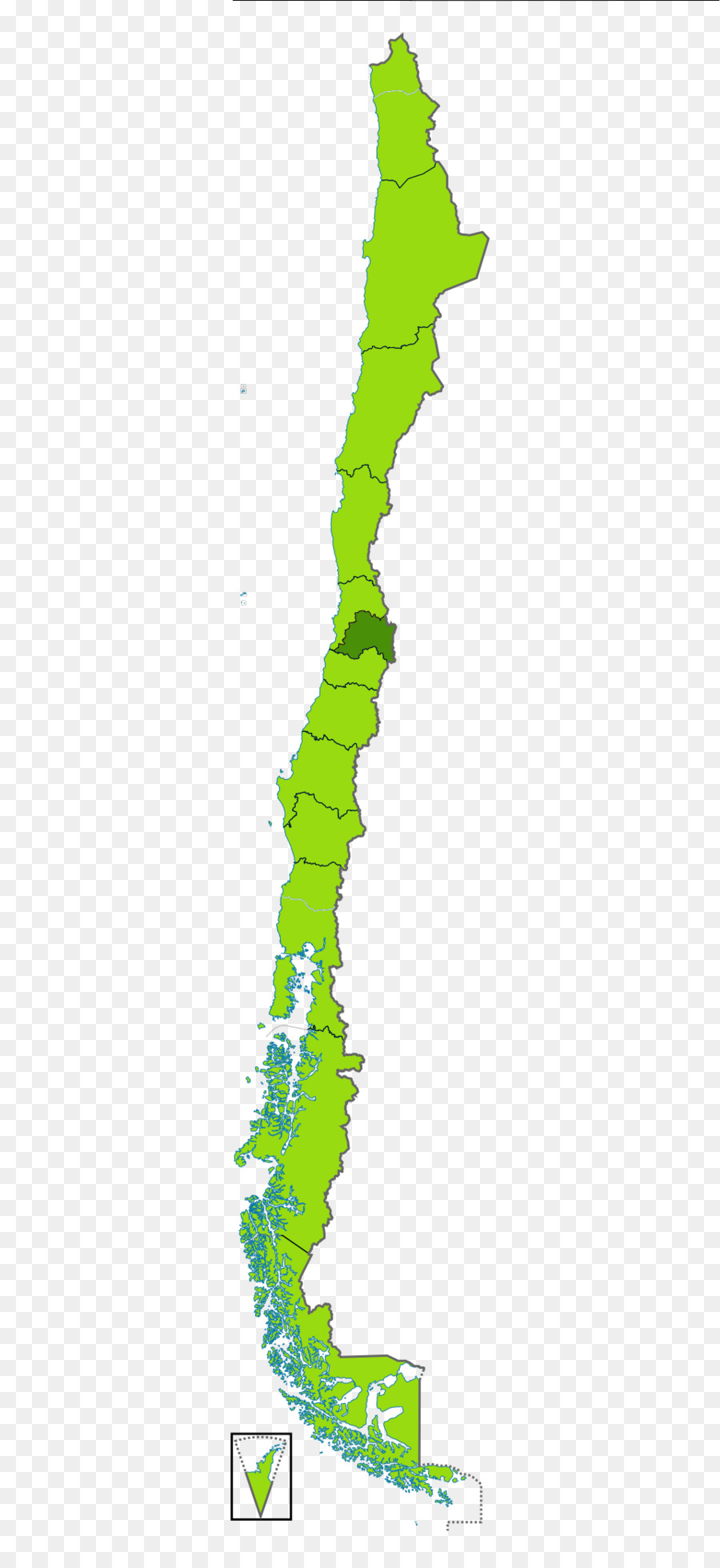سانتياغو，خريطة فارغة PNG