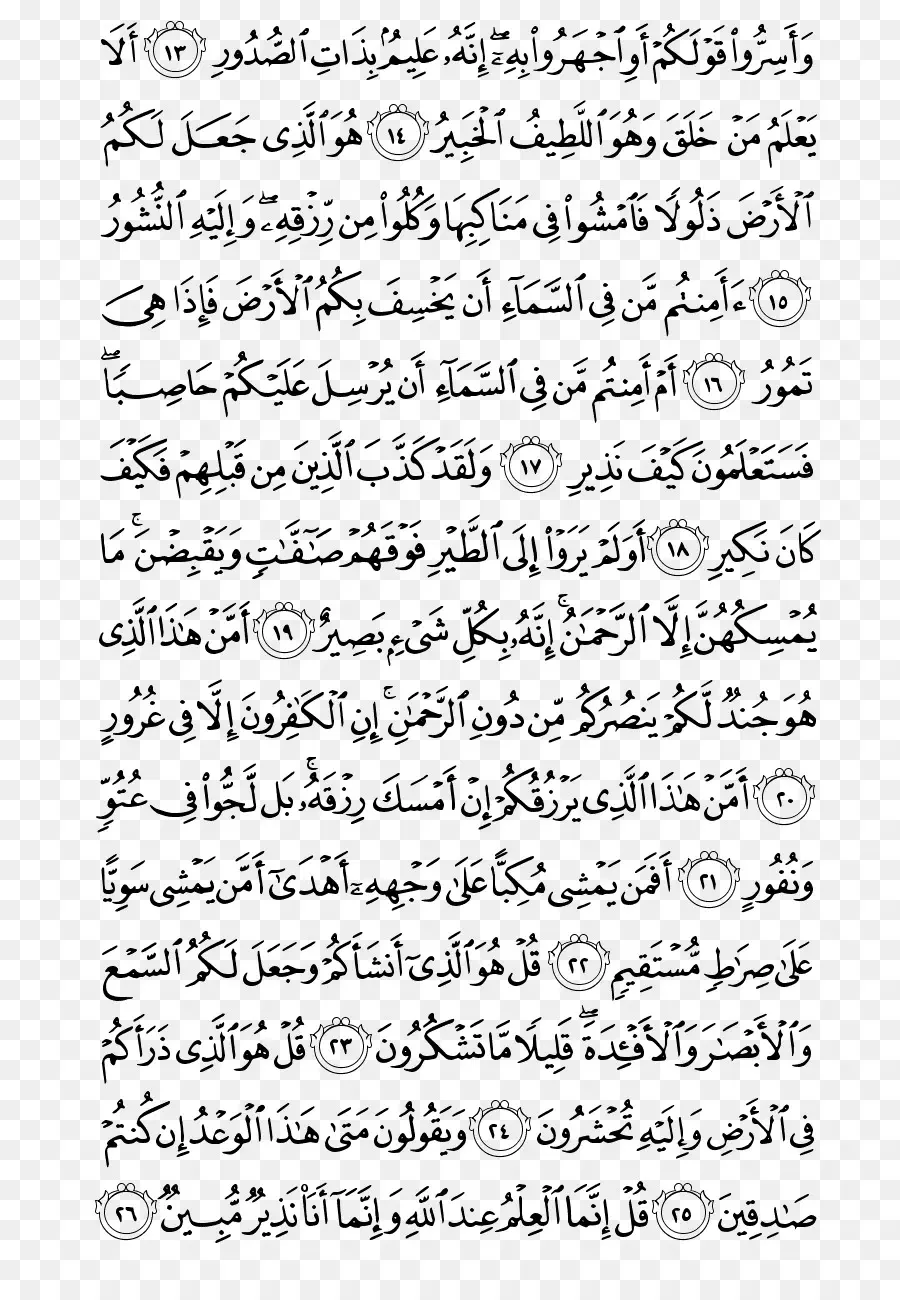 القرآن，جزء 29 PNG