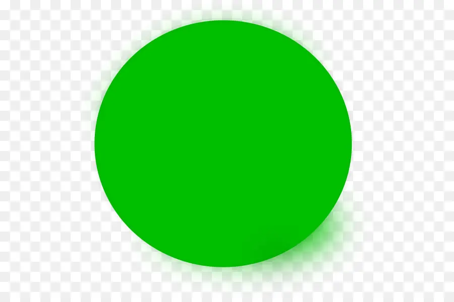 دائرة，أخضر PNG
