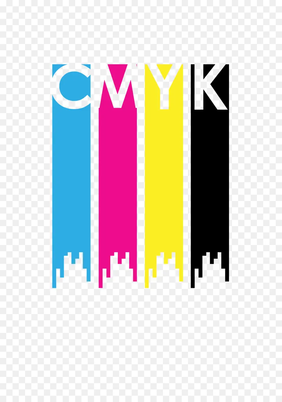 أشرطة الألوان Cmyk，الطباعة PNG