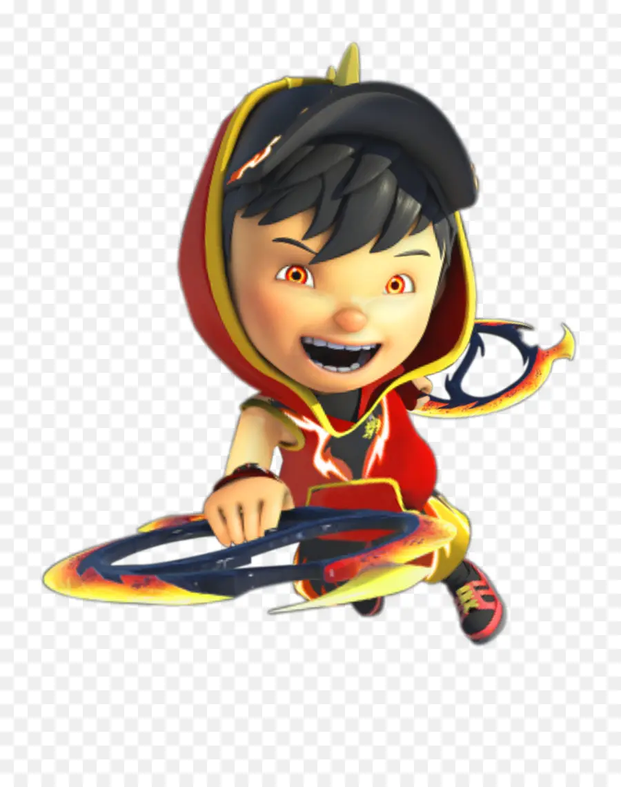 الرسم，Boboiboy الحريق PNG