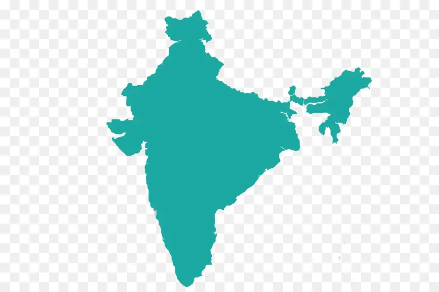 الهند，خريطة PNG