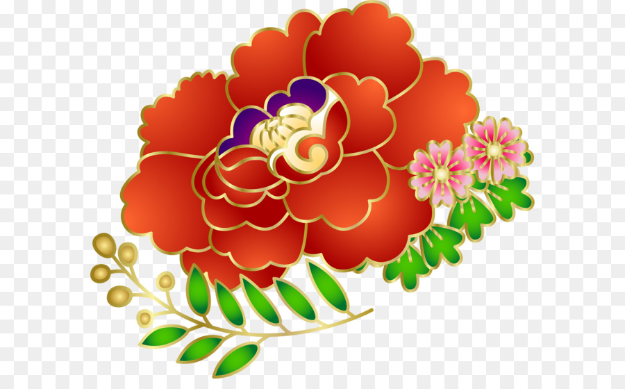 اليابان，Moutan Peony PNG