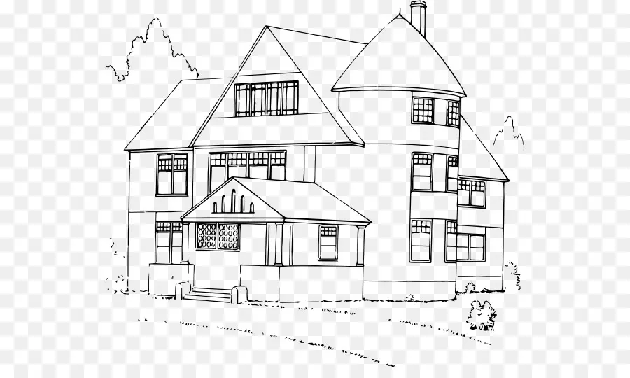منزل，رسم PNG
