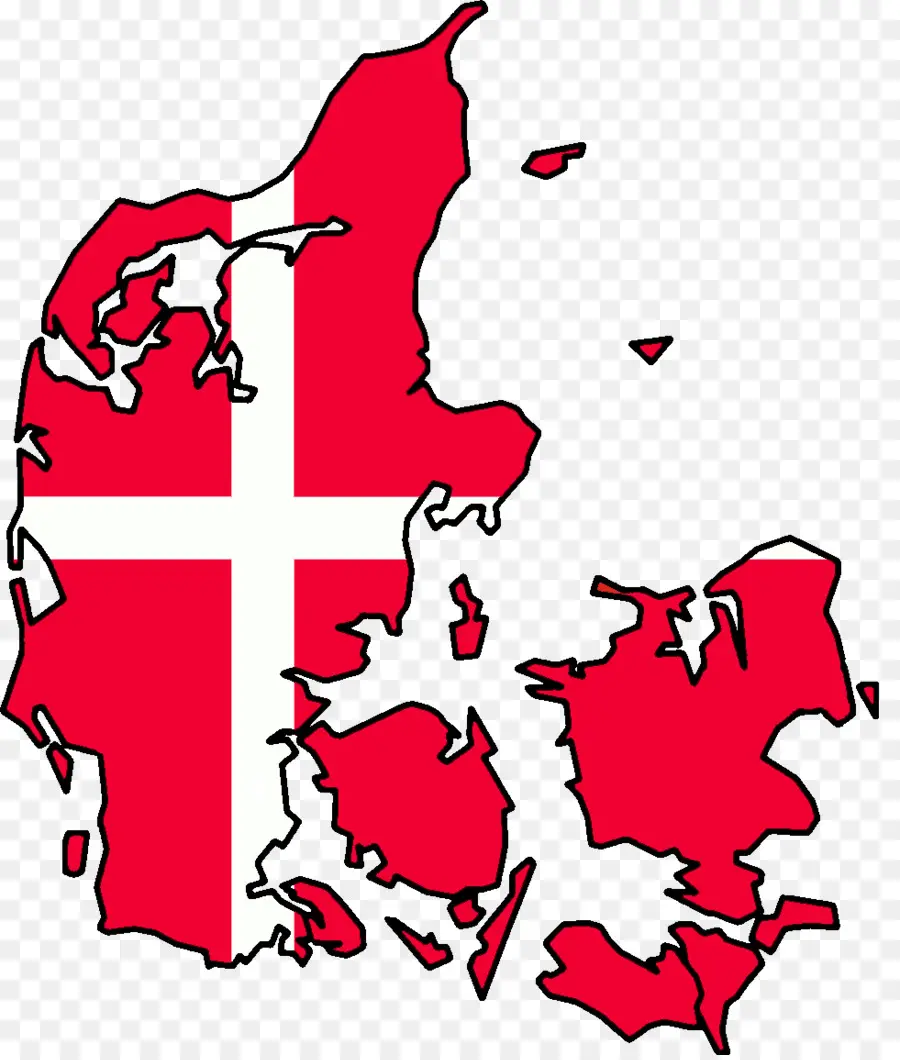 خريطة，علم الدنمارك PNG