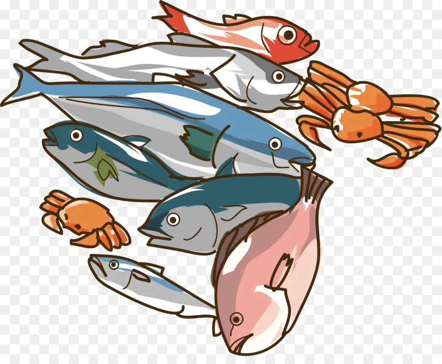 مأكولات بحرية，سمكة PNG