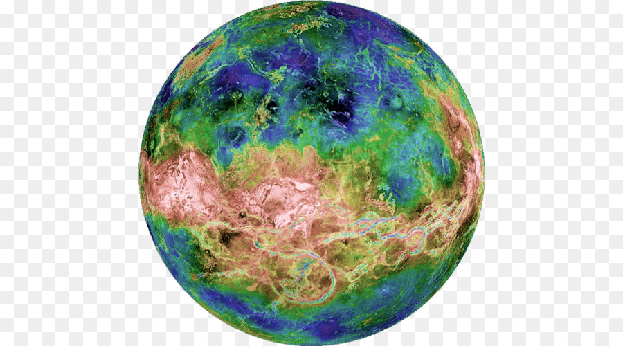 Венера планета на белом фоне