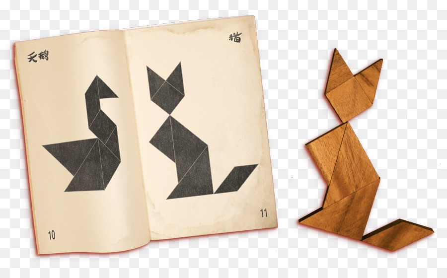 Tangram，بانوراما الألغاز PNG