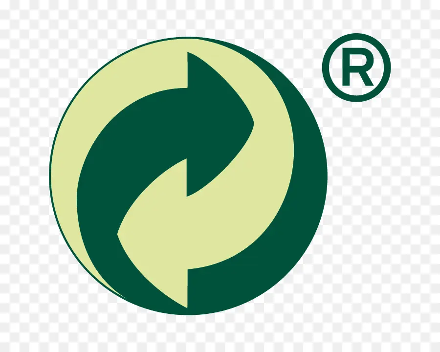 النقطة الخضراء，رمز إعادة التدوير PNG