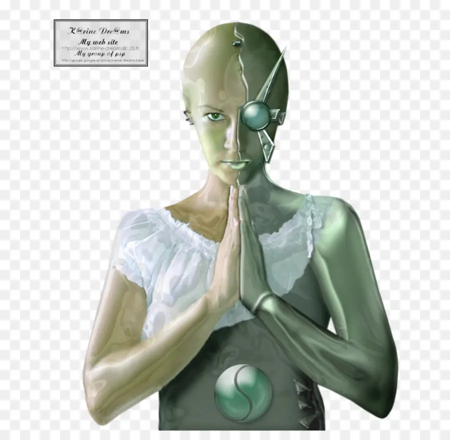 امرأة سايبورغ，Robot PNG