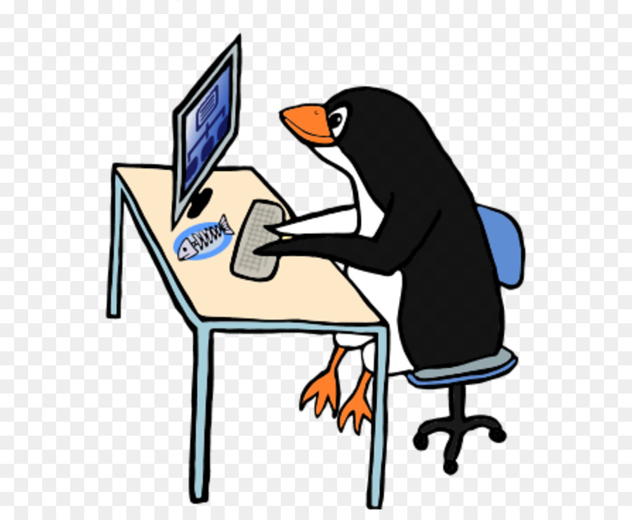 البطريق，الكمبيوتر PNG