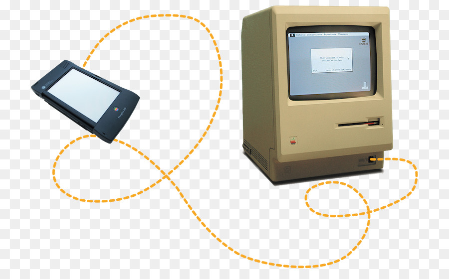 الحالات الحاسوبية العلب，Macintosh 128k PNG