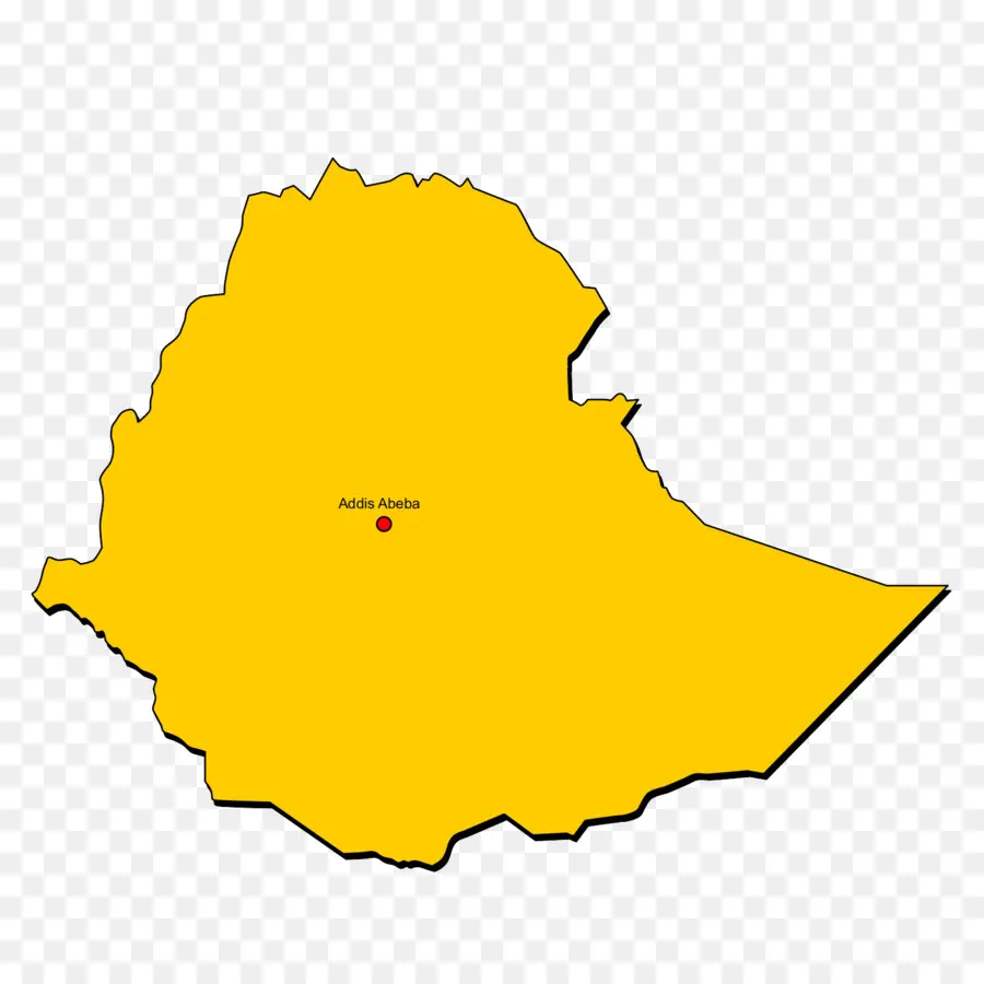 إثيوبيا，خريطة PNG