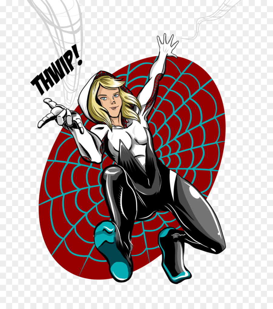 Spiderwoman جوين ستايسي，Spidergwen PNG