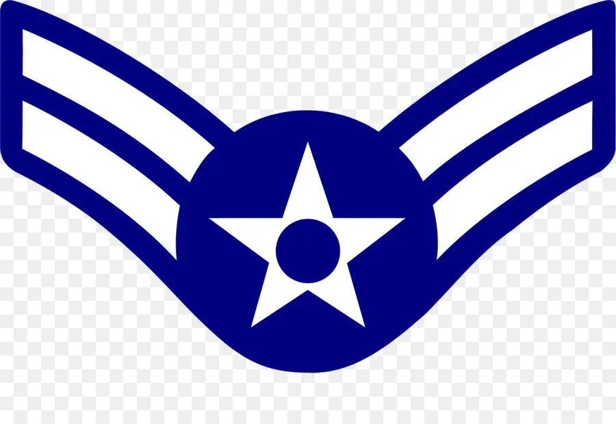 الولايات المتحدة القوات الجوية جند شارة رتبة，طيار من الدرجة الأولى PNG