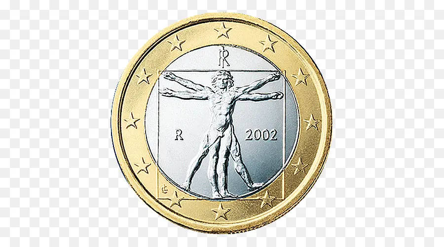 العملات الأوروبية，1 يورو عملة PNG