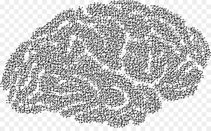 الدماغ，صورة ظلية ، PNG