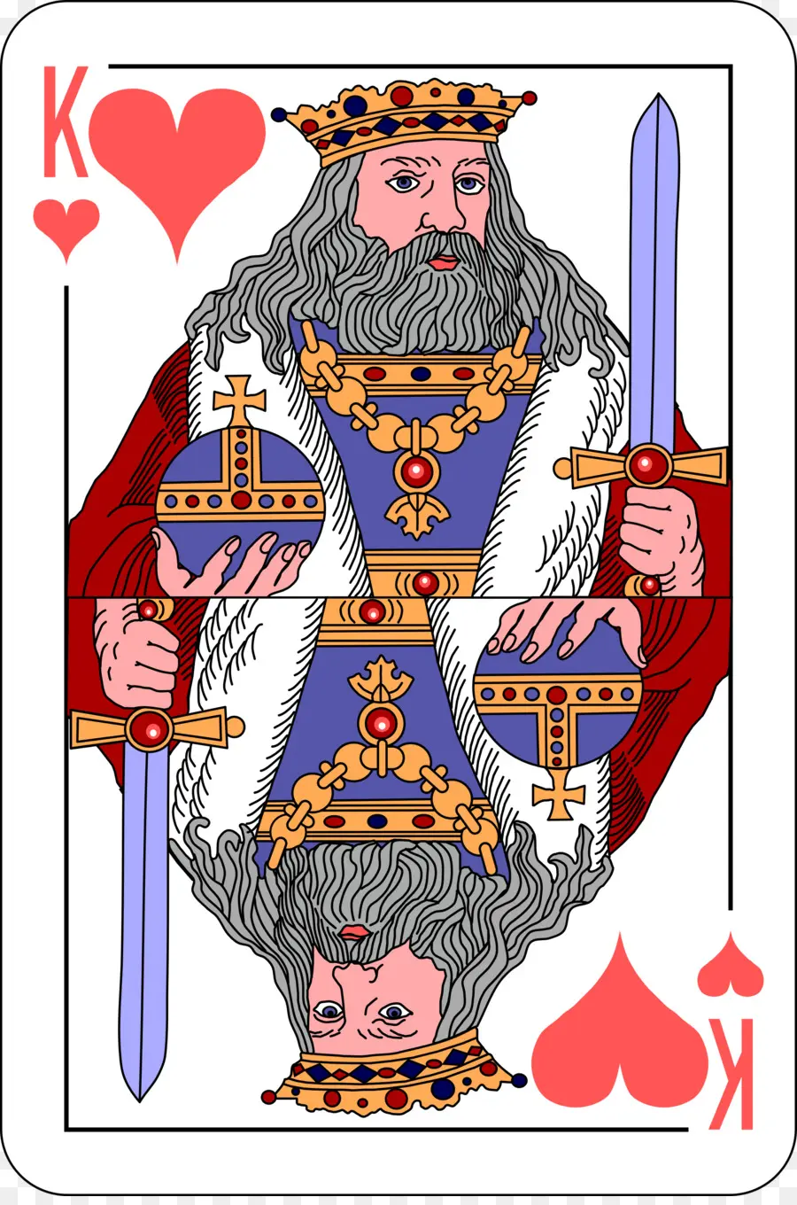 ملك القلوب，اللعب بالبطاقات PNG