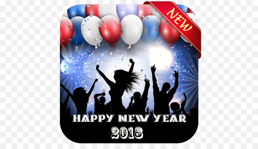 سنة جديدة سعيدة عام 2018，السنة الجديدة PNG