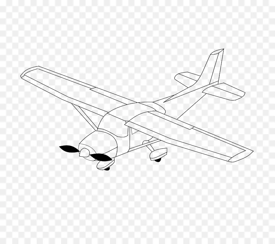 الطائرة，الرسم PNG