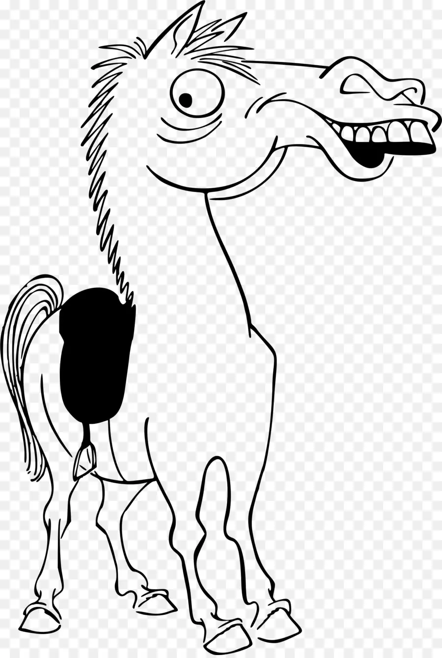 الكاريكاتير，أمريكا الربع الحصان PNG