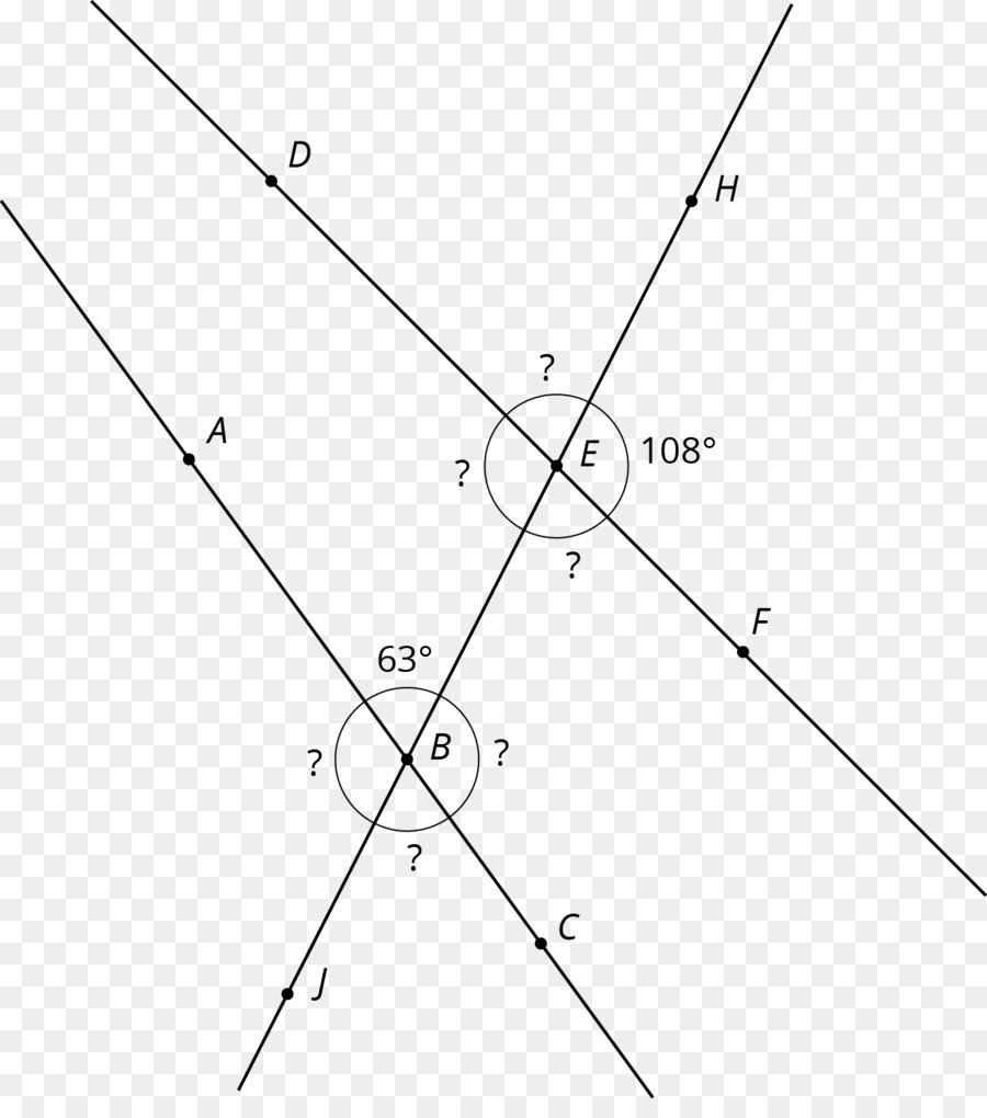 زاوية داخلية，مثلث PNG