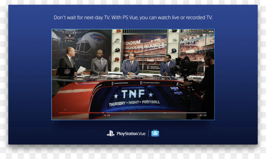 Playstation Vue，لقطة PNG