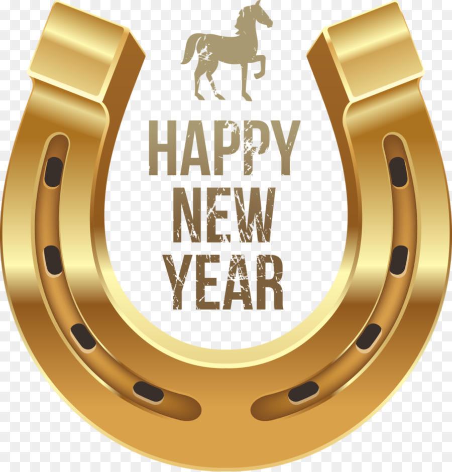 حصان，يوم السنة الجديدة PNG