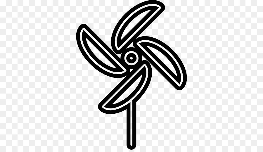 اسود و ابيض，Pinwheel PNG