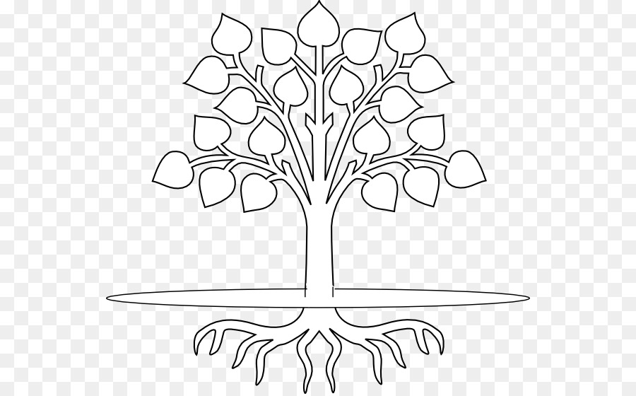 رسم شجرة بجذورها لبس رسمي