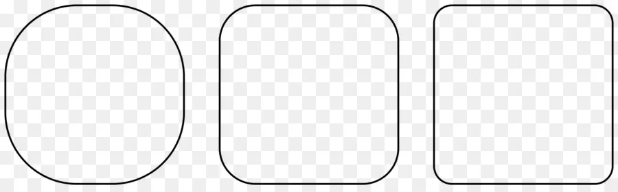 Squircle，مربع PNG