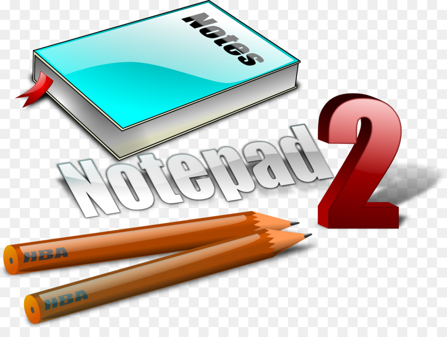 المفكرة，Notepad2 PNG