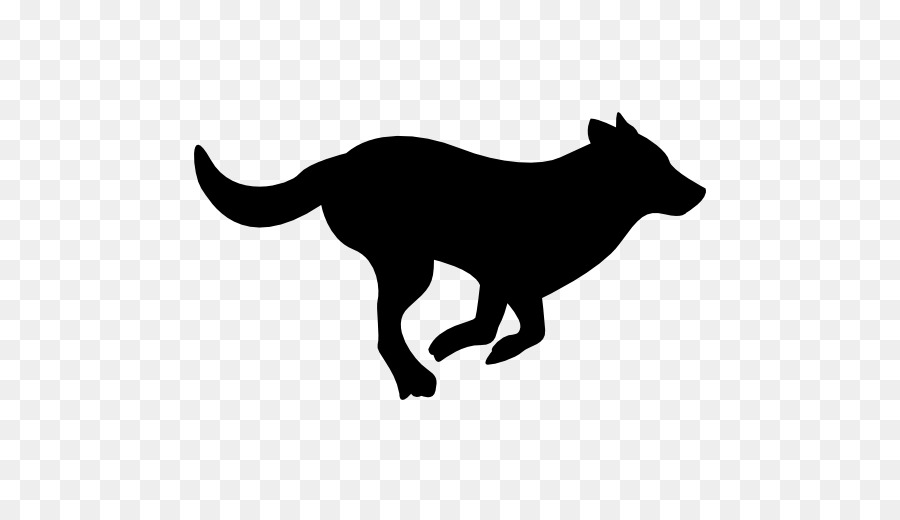 الكلب السلوقي，صورة ظلية ، PNG