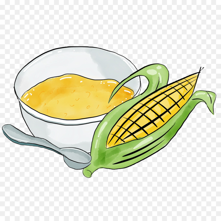 الذرة على ذكر الاوز，المأكولات النباتية PNG