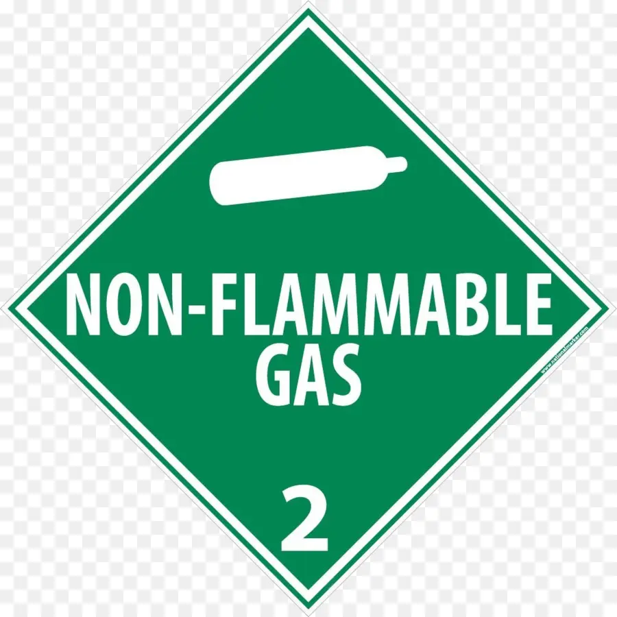 المواد الخطرة من الدرجة 2 الغازات，البضائع الخطرة PNG