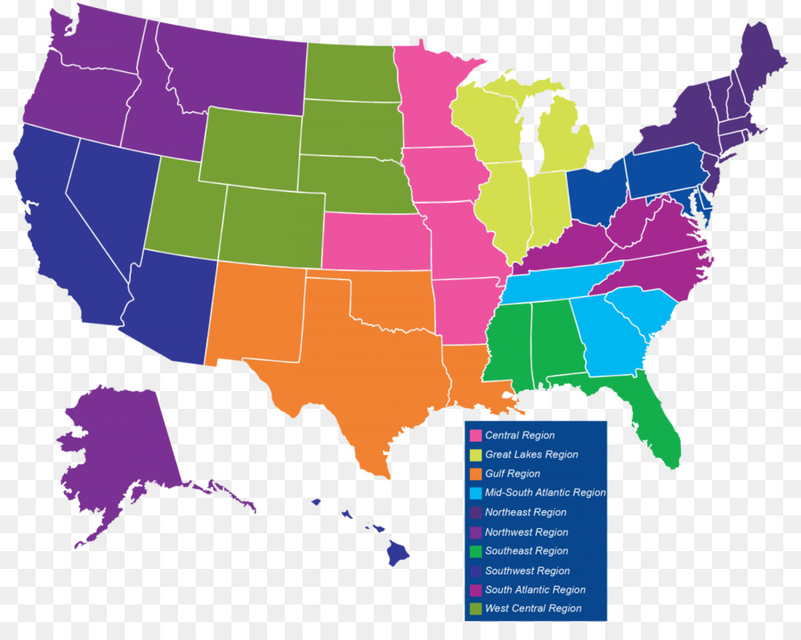 خريطة الولايات المتحدة الأمريكية，الولايات المتحدة PNG