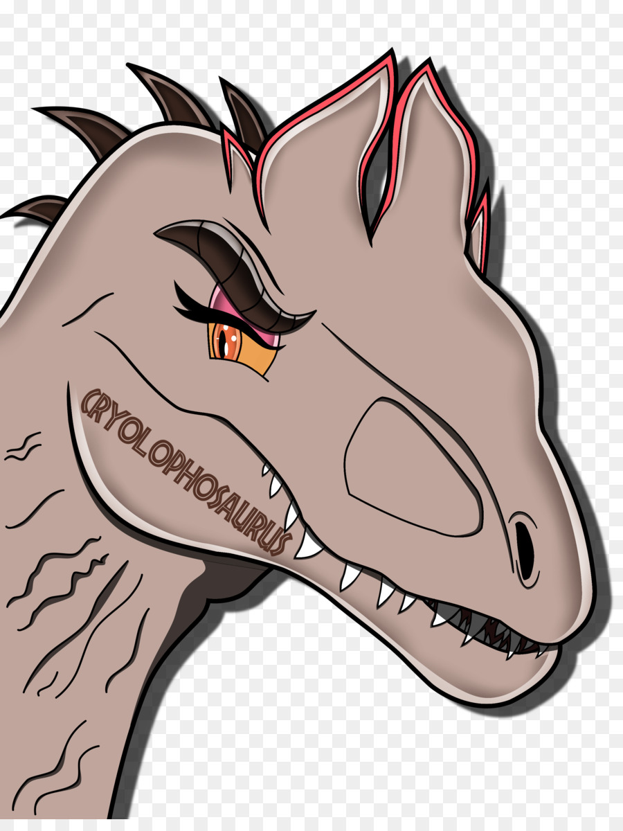 Cryolophosaurus，الديناصور PNG