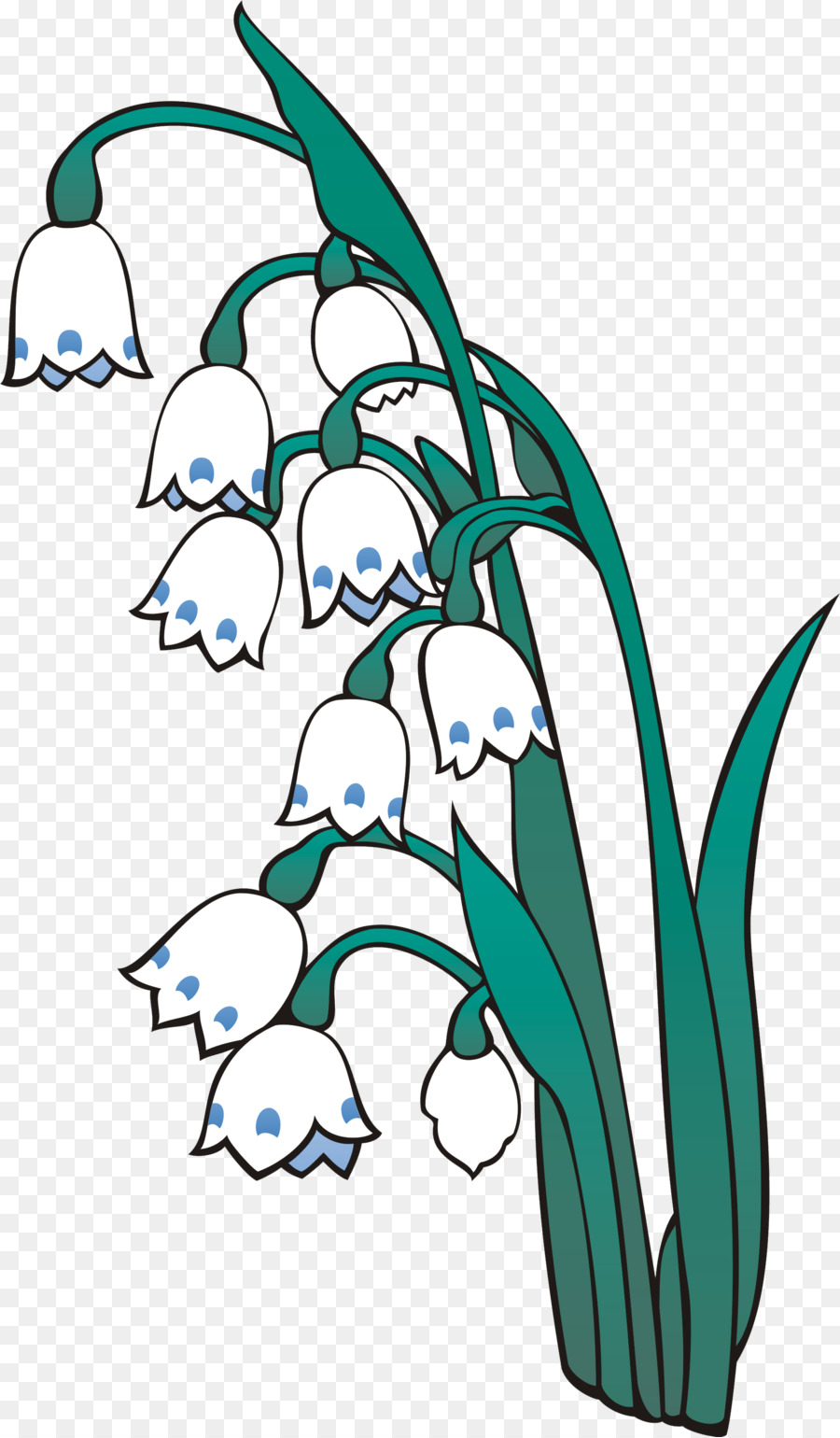 زنبق الوادي，الأزهار شعار PNG