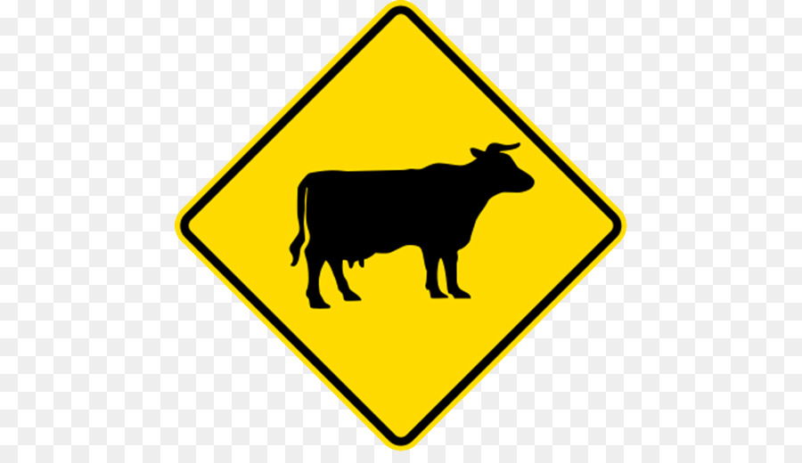 الماشية，علامة المرور PNG