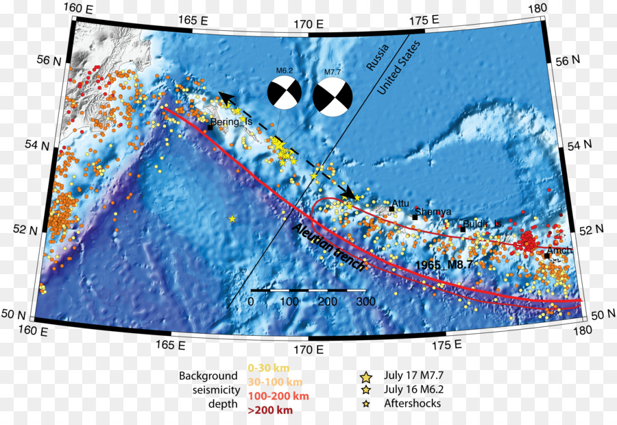 1964 زلزال ألاسكا，زلزال PNG