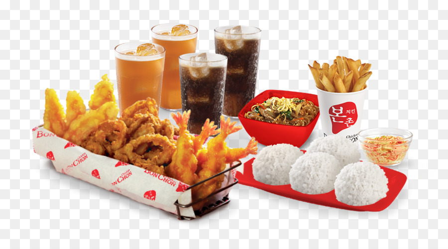 إفطار كاملة，Bonchon الدجاج PNG