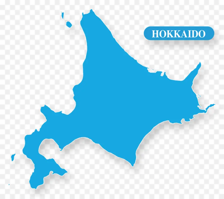 هوكايدو，خريطة PNG
