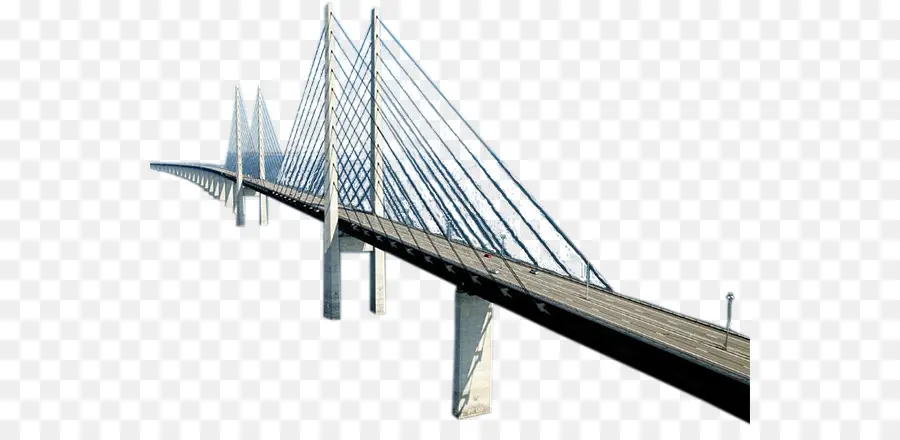 الخدمات اللوجستية，جسر معلق بأسلاك فولاذية PNG
